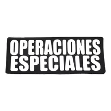 Parche Táctico De Pvc Operaciones Especiales