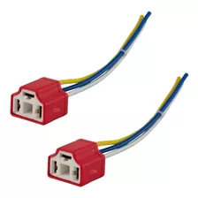 2 Conector Soquet H4 Ceramico Para Unidad Led, Foco Xenon 