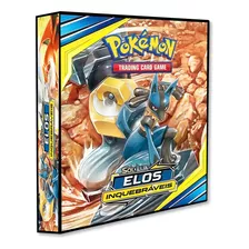 Álbum Pasta Fichário Pokémon Sol E Lua Elos Inquebráveis