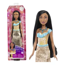 Princesa Disney Saia Cintilante Pocahontas Orig Mattel Hlw07