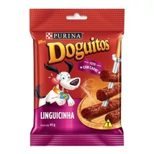 Bifinho Doguitos Purina Para Cães Adultos Linguicinha 45g