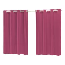 Cortina Corta Luz Blackout Blecaute 2 80 X 1 60 Cor Pink