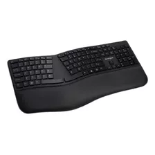 Teclado Pro Fit Ergonómico Inalámbrico Negro . K75401es