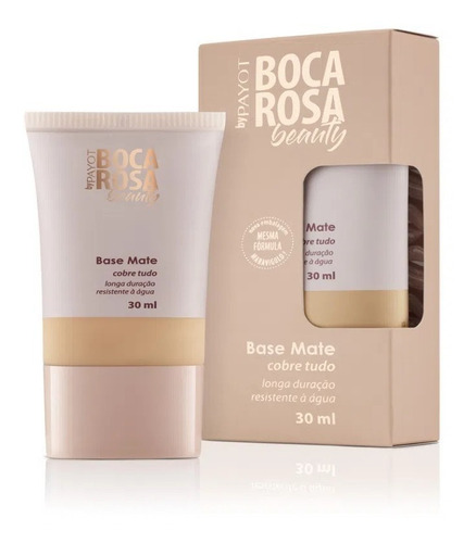 Base Boca Rosa Beauty By Payot 30ml Longa Duração Mate