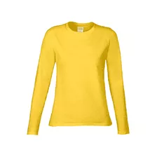 3 Camisetas Algodón Niñ@s Color Amarillo