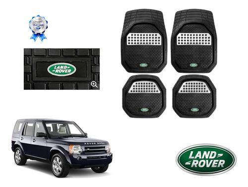Tapetes Logo Land Rover + Cubre Volante Discovery 04 A 07 Foto 2