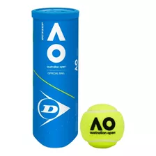 Tubo Pelotas Dunlop Australian Open X 3 Balls Tenis - Olivos
