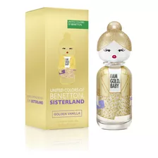  Perfume Benetton Sisterland Golden Vanilla Edt 80ml Para Mujer Edp 80 ml Para Mujer 