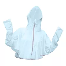 Camisa Com Capuz De Proteção Solar Ice Poliéster Tecido