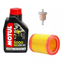 Kit Service Honda Cg 150 Titan Esd Motul 5000 + Wega