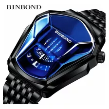 Binbond Fashion Reloj De Cuarzo De Acero Inoxidable Impermea