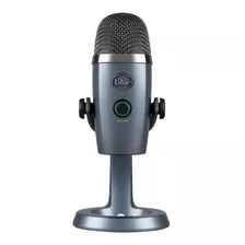 Micrófono Blue Yeti Nano Condensador Omnidireccional Color Shadow Grey