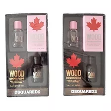 Perfumes Wood Eau De Toilette Set Ella Y Él 10ml Liquidación