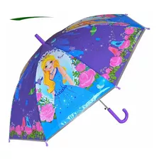 Sombrinha Guarda Chuva Automático Infantil Princesa Menina