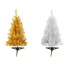 Árbol De Navidad, Dorado Y Plateado 60cm