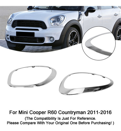 2 Anillos Moldura Faros Delanteros Mini Cooper R60 Foto 10