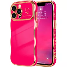 Funda Para iPhone 12 Pro Con Marco De Onda - Fucsia