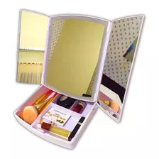 Organizador De Maquiagem Pincéis Batom Make De Mesa Acrílico