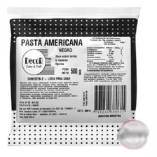 Pasta Americana Decor 500 G Negro - Sin Tacc