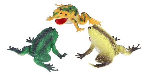 Rubber Frog Toad Toys Modelo De Simulación Sapo Sonando Difí