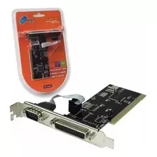 Placa Pci 1 Serial Db9 1 Paralelo Db25 Plug & Play 1mbps