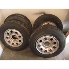 Juego De Llantas Camioneta Aro 15 Bridgestone 4 Unidades