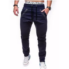 Joggers Pantalon Jeans Ajustado Elasticado Cargo De Varon