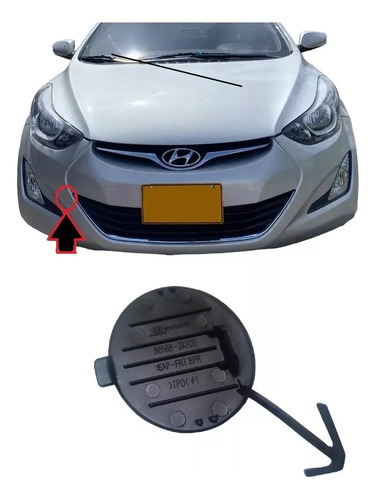 Foto de Hyundai Elantra I35 2014-2016 Tapa Remolque Bomper Delantero