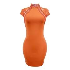 Vestido Dama Elegante Corto Fiesta Casual Strech Hmd12611