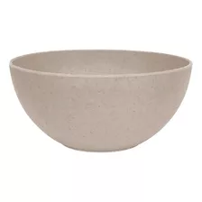 Ensaladera Bowl Plástico Grande 23cm Carol Areia