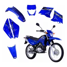 Kit Plástico Yamaha Xtz 125 Tapas Guardabarros Carenaje 