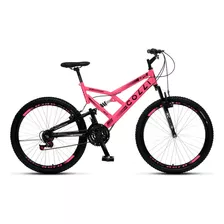 Bicicleta Colli Bike Aro 26 Aero 21 Marchas Freios V-brake Cor Rosa