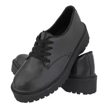 Sapato Oxford Plataforma Fosco Crshoes Lançamento 1602