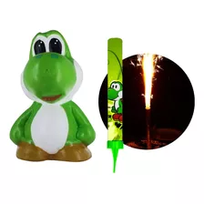 Yoshi Vela De Cera + Chispera Fiesta Mario Bros