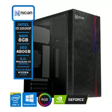 Computador Intel I3 10ª 8gb Ddr4 Ssd 480gb Win10 Pro Orig.