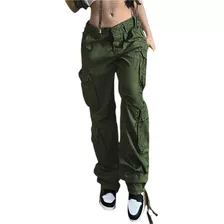 Pantalones De Mujer Cargo Pants Harén Casual De Moda Dama