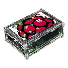 Display Lcd 3.5 Touch Para Raspberry Pi 3 Pi3 + Case