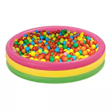 Piscina + 100 Pelotas Intex #58924 Plástico 86cm Agua Juego