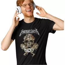 Remera Negra De Metallica