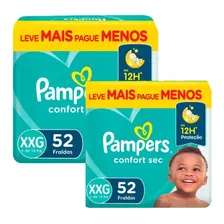 Kit 2 Fralda Pampers Confortsec Super Bag Atacado Barato