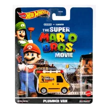 Hot Wheels - Plumber Van - Mario Bros Filme Cor Amarelo