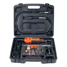 Minitorno 120w + 113 Accesorios Black Decker Rt18ka Color Naranja