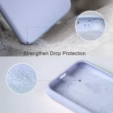 Miracase - Funda De Silicón Líquida Para iPhone 6.1 De Apple