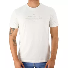 Camiseta Calvin Klein Mask Over The Sea Original - Off/white