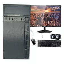 Cpu Desktop Pc Intel I5 - 8gb Ram - Ssd 120gb - Monitor 19 