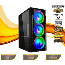 Pc Gamer I5 16gb Ssd 480gb Com Jogos Instalados + Placa Wifi