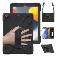 Funda iPad 10.2 Bracen Pantalla Integrado Soporte Negro