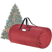 Tiny Tim Totes Rojo Bolsa Guardar Árbol Navidad Lona 