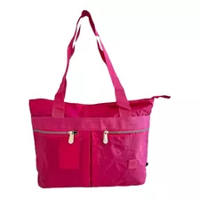 Bolsa Tote Juvenil Nylon Crinkle Alças Transversal Preta 