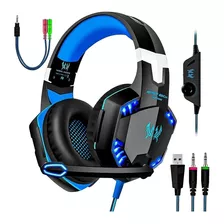 Auriculares Gaming G2000 Headset Stereo Led Y Micrófono Apa